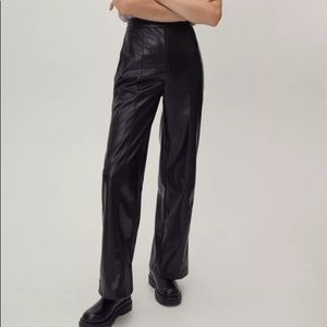 Faux Leather Pants